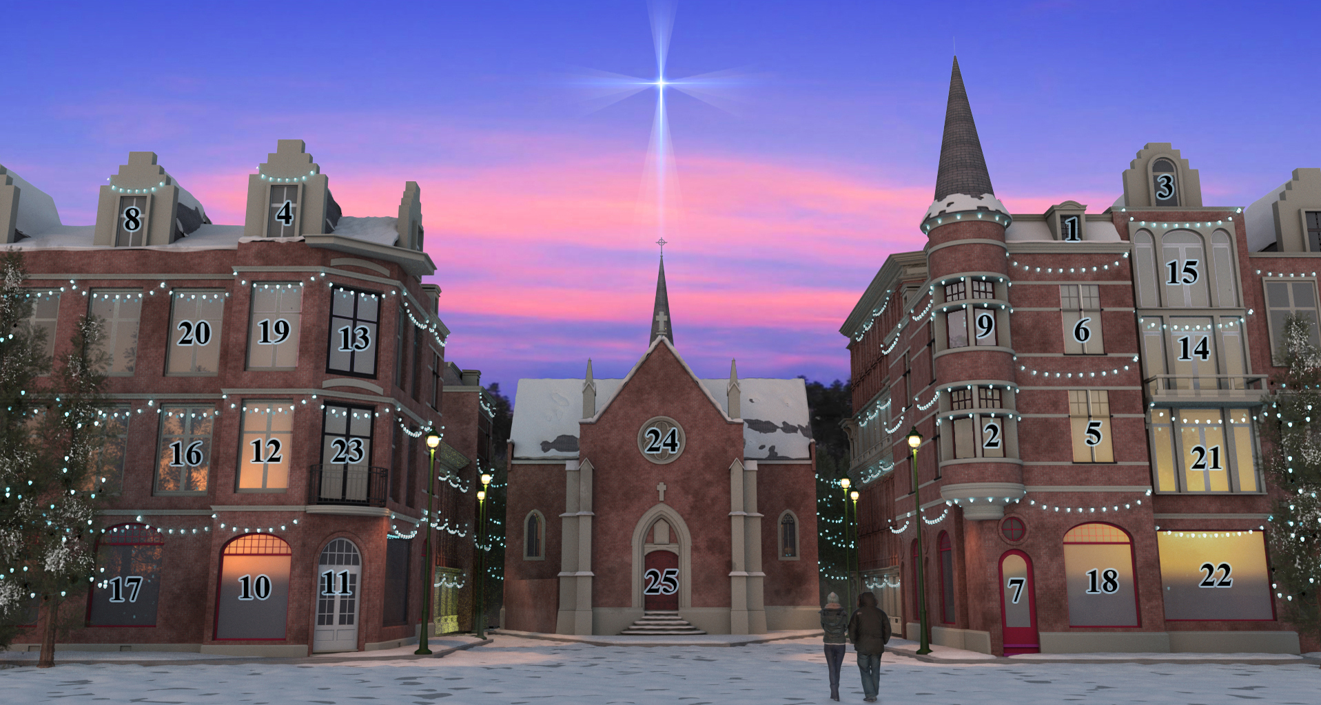 Advent Calendar Board – Christmas Countdown